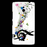 Coque Nokia Lumia 1320 Farandole de notes de musique 1