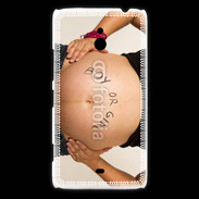 Coque Nokia Lumia 1320 Femme enceinte ventre 