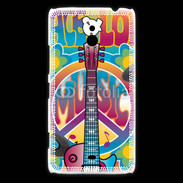 Coque Nokia Lumia 1320 Peace love music 3