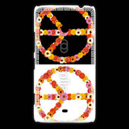 Coque Nokia Lumia 1320 Symbole de la paix Hippie