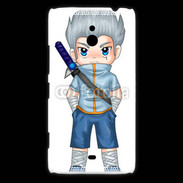 Coque Nokia Lumia 1320 Chibi style illustration of a superhero 2