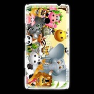 Coque Nokia Lumia 1320 Cartoon animaux fun