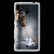 Coque Nokia Lumia 1320 Danseuse avec tigre