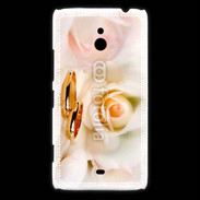 Coque Nokia Lumia 1320 Alliance sur fond de rose