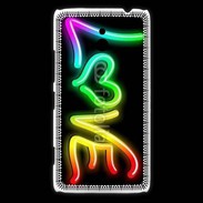 Coque Nokia Lumia 1320 Love en couleur