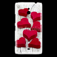Coque Nokia Lumia 1320 Coeur en bois