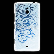 Coque Nokia Lumia 1320 Fond tribal bleu