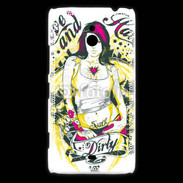 Coque Nokia Lumia 1320 Tatouage Girl