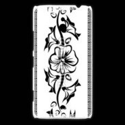 Coque Nokia Lumia 1320 Tatouage de fleurs 5