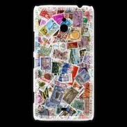 Coque Nokia Lumia 1320 Patchwork de timbres