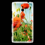 Coque Nokia Lumia 1320 Champs de coquelicots