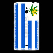 Coque Nokia Lumia 1320 Drapeau Uruguay cannabis 2
