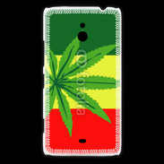 Coque Nokia Lumia 1320 Drapeau reggae cannabis