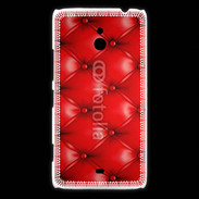 Coque Nokia Lumia 1320 Capitonnage cuir rouge