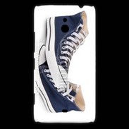 Coque Nokia Lumia 1320 Paire de converse bleue