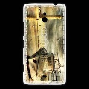 Coque Nokia Lumia 1320 Phare et bateau Vintage