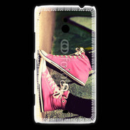 Coque Nokia Lumia 1320 Converses roses vintage