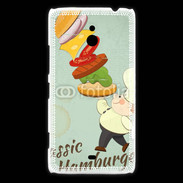 Coque Nokia Lumia 1320 Hamburger vintage