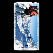 Coque Nokia Lumia 1320 Skieuse en montagne extrême 5