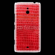 Coque Nokia Lumia 1320 Effet crocodile rouge