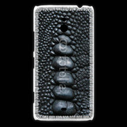 Coque Nokia Lumia 1320 Effet crocodile noir