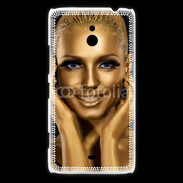 Coque Nokia Lumia 1320 Femme couleur or