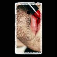 Coque Nokia Lumia 1320 bouche homme rouge