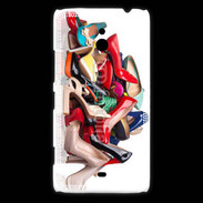 Coque Nokia Lumia 1320 Pêle mêle chaussures