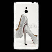 Coque Nokia Lumia 1320 Escarpins strass argent