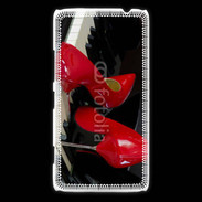 Coque Nokia Lumia 1320 Escarpins rouges sur piano