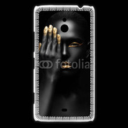 Coque Nokia Lumia 1320 Fashion en noir et or