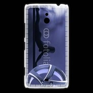 Coque Nokia Lumia 1320 Silhouette sexy avec jante de voiture