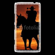 Coque Nokia Lumia 1320 Silhouette de cowboy