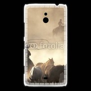 Coque Nokia Lumia 1320 Cowboys et chevaux