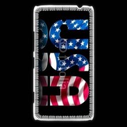 Coque Nokia Lumia 1320 Logo USA 5