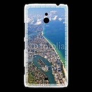 Coque Nokia Lumia 1320 Vue aérienne de la cote de Miami