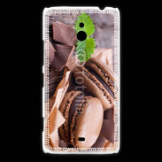 Coque Nokia Lumia 1320 Macaron chocolat 