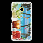 Coque Nokia Lumia 1320 Cocktail sur la plage