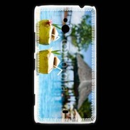Coque Nokia Lumia 1320 Pina colada au bord de la piscine