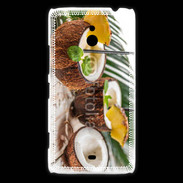 Coque Nokia Lumia 1320 Pinacolada dans une noix de coco