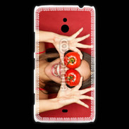 Coque Nokia Lumia 1320 Femme tomate humour