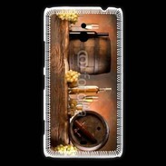 Coque Nokia Lumia 1320 Vin blanc et tonneaux