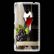 Coque Nokia Lumia 1320 Verre de vin rouge et grappe de raisin