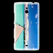 Coque Nokia Lumia 1320 Ponton sur mer des tropiques