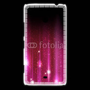Coque Nokia Lumia 1320 Rideau rose à strass