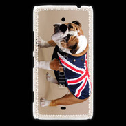 Coque Nokia Lumia 1320 Bulldog anglais en tenue