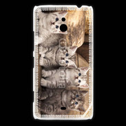 Coque Nokia Lumia 1320 Chaton gris 2