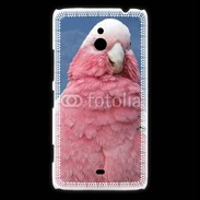 Coque Nokia Lumia 1320 Perroquet rose