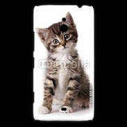 Coque Nokia Lumia 1320 Chaton gris 3
