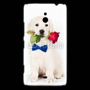 Coque Nokia Lumia 1320 Chiot gentleman